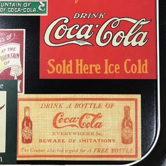 NWOT Vintage Coca-Cola 'Sign Art' Longline Rectangular Tray - Picture 7 of 15